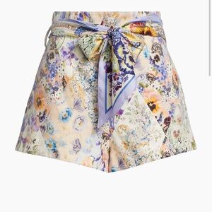 Zimmerman floral shorts with belt. Size 1